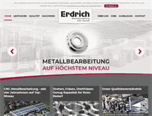 Tablet Screenshot of erdrichgmbh.de